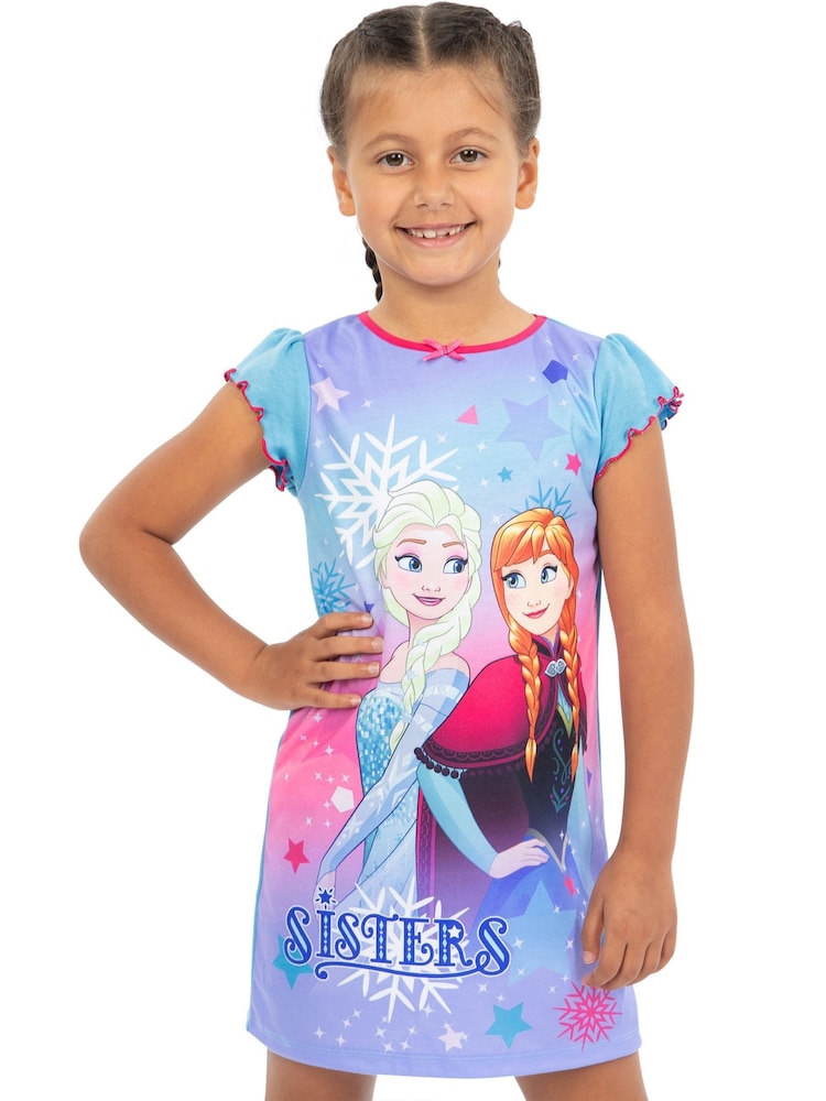 Character Blue Disney Frozen Nightdress - Image 5 of 7