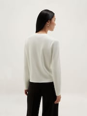 Hobbs White Thea Cardigan - Image 2 of 5