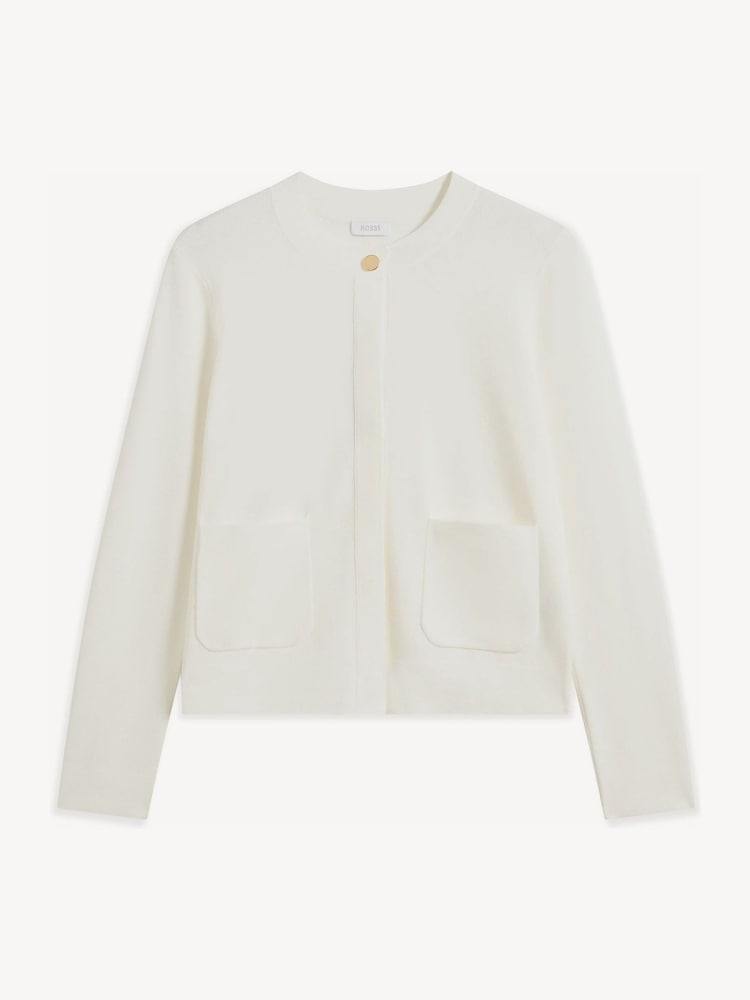 Hobbs White Thea Cardigan - Image 5 of 5 Hobbs White Thea Cardigan - Image 5 of 5