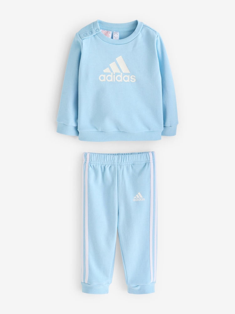 adidas Blue Sportswear Badge Of Sport French Terry Tracksuit - Image 1 of 8