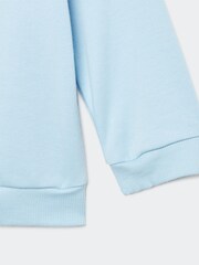 adidas Blue Sportswear Badge Of Sport French Terry Tracksuit - Image 7 of 8