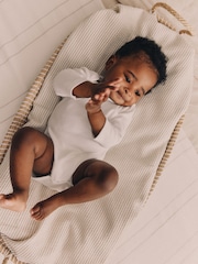 Blanco - Bodys esenciales de manga larga para bebé - Imagen 7 de 10