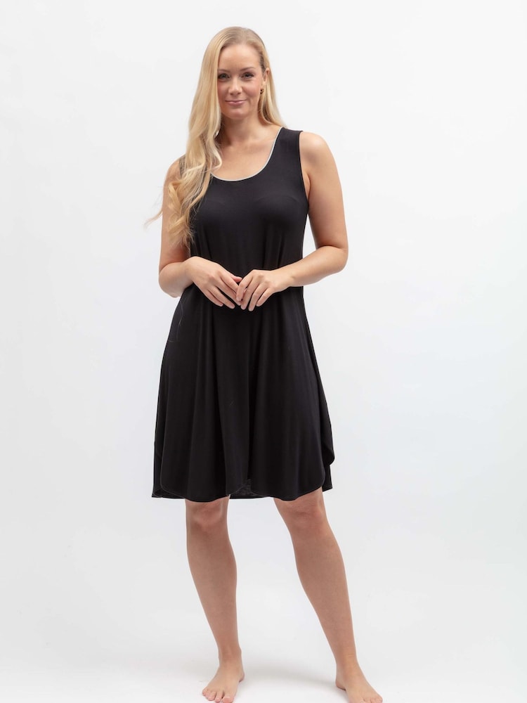 Cyberjammies Black Jersey Swing Nightdress - Image 1 of 3