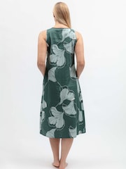 Cyberjammies Green Floral Print Long Nightdress - Image 3 of 4