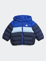 adidas Blue Synthetic Down Jacket - Image 1 of 5