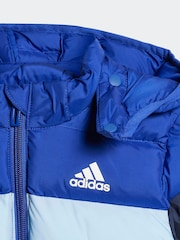 adidas Blue Synthetic Down Jacket - Image 4 of 5