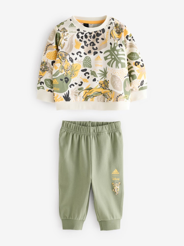 adidas Green Sweatshirt And Joggers Set - Image 1 of 8