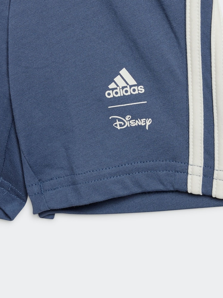 adidas Red/Blue 100% Cotton Disney Mickey Mouse T-Shirt Set - Image 5 of 5