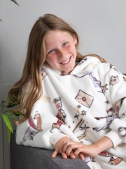 Vanilla Underground White Harry Potter Kids Blanket Hoodie - Image 3 of 6