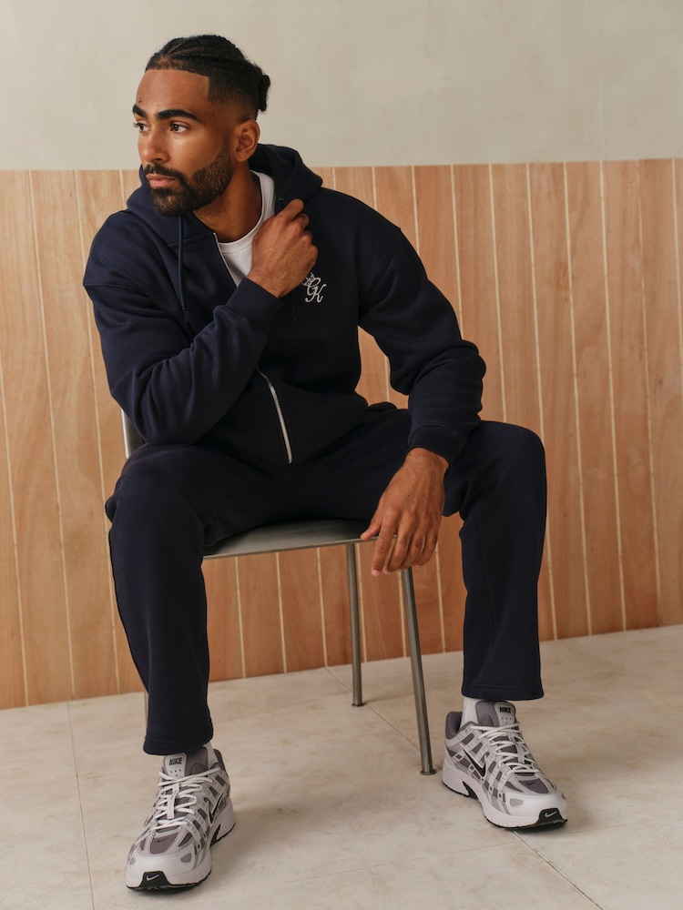 Gym King Blue Fundamental Fleece FZ Hoodie - Image 1 of 2 Gym King Blue Fundamental Fleece FZ Hoodie - Image 1 of 2