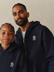 Gym King Blue Fundamental Fleece FZ Hoodie - Image 2 of 2