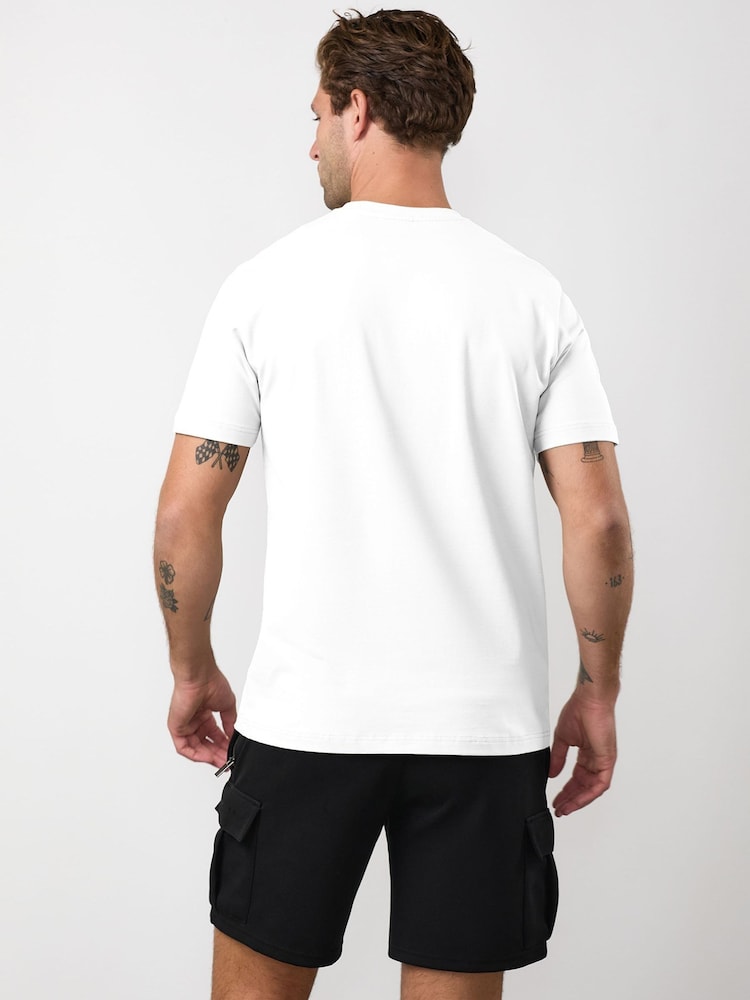 Gym King White Signature T-Shirt - Image 2 of 4 Gym King White Signature T-Shirt - Image 2 of 4