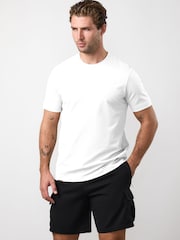 Gym King White Signature T-Shirt - Image 3 of 4