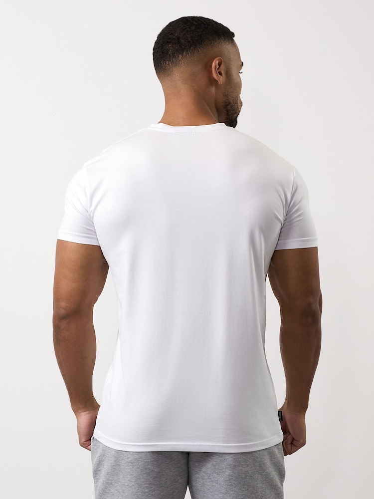 Ақ - Gym King Fundamental Jersey футболкасы - 4суретінің 2 суреті