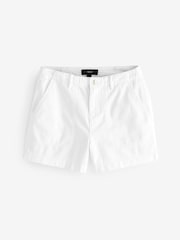 White Cargo Denim Shorts - Image 5 of 6