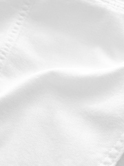 White Cargo Denim Shorts - Image 6 of 6