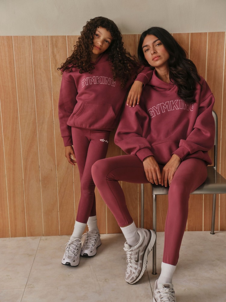 Gym King Pink Sanctuary Hoodie - Image 2 of 6 Gym King Pink Sanctuary Hoodie - Image 2 of 6