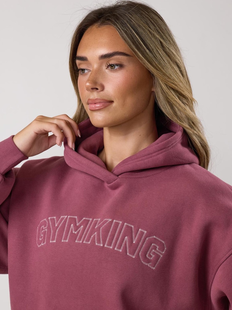 Gym King Pink Sanctuary Hoodie - Image 6 of 6 Gym King Pink Sanctuary Hoodie - Image 6 of 6