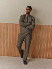 Gym King Green Signature Waffle Straight Leg Joggers - Image 1 of 2