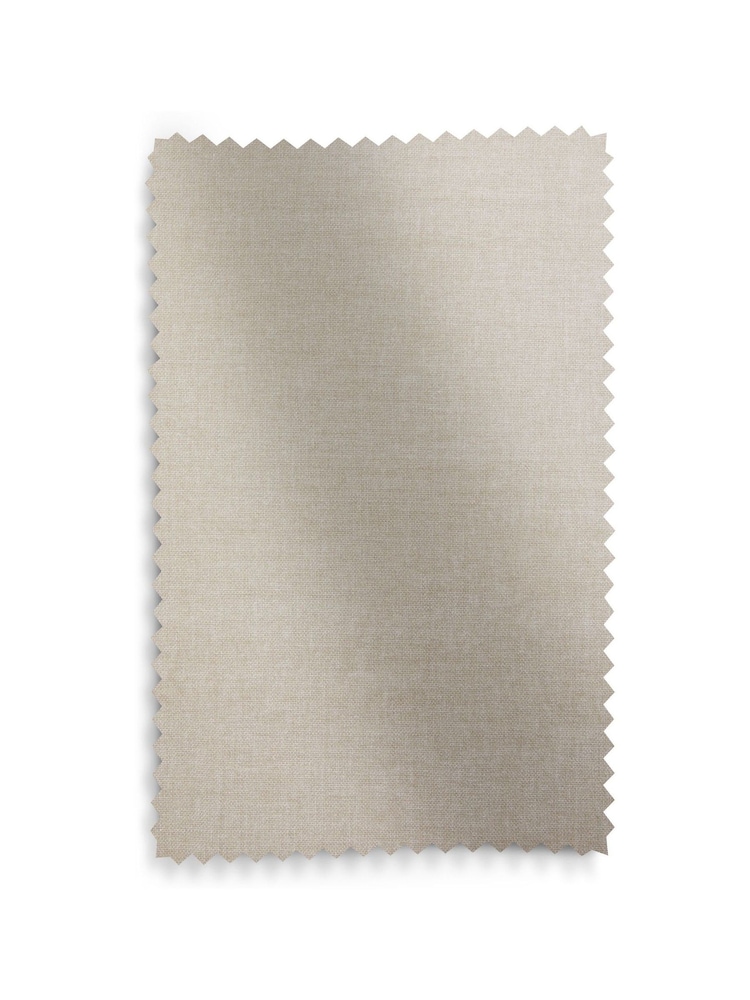 Pebble Natural Sumptuous Velvet Hidden Tab Top Lined Curtains - Image 6 of 6