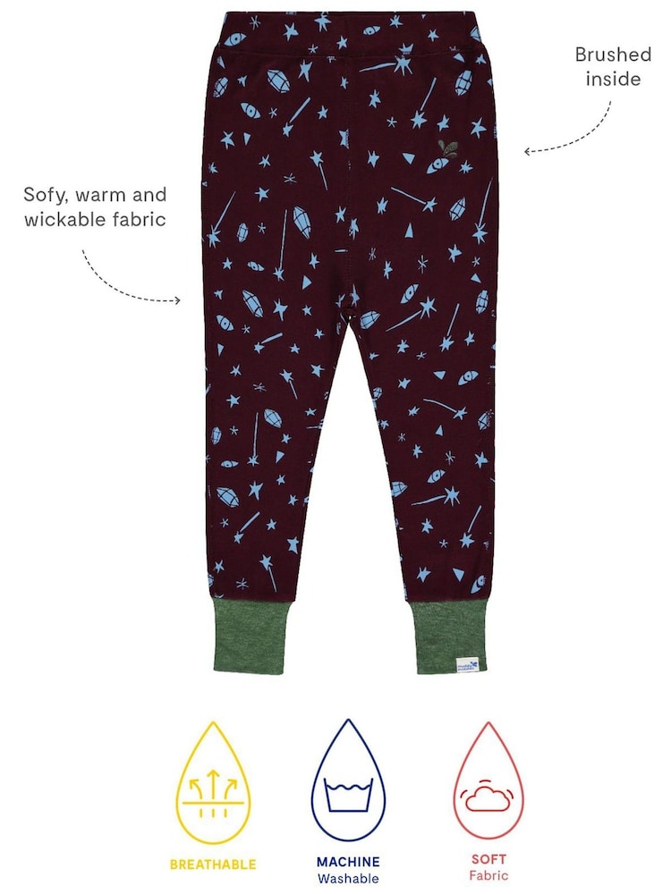 Красный - Muddy Puddles базовые спортивные брюки - Изображение 3 из 3