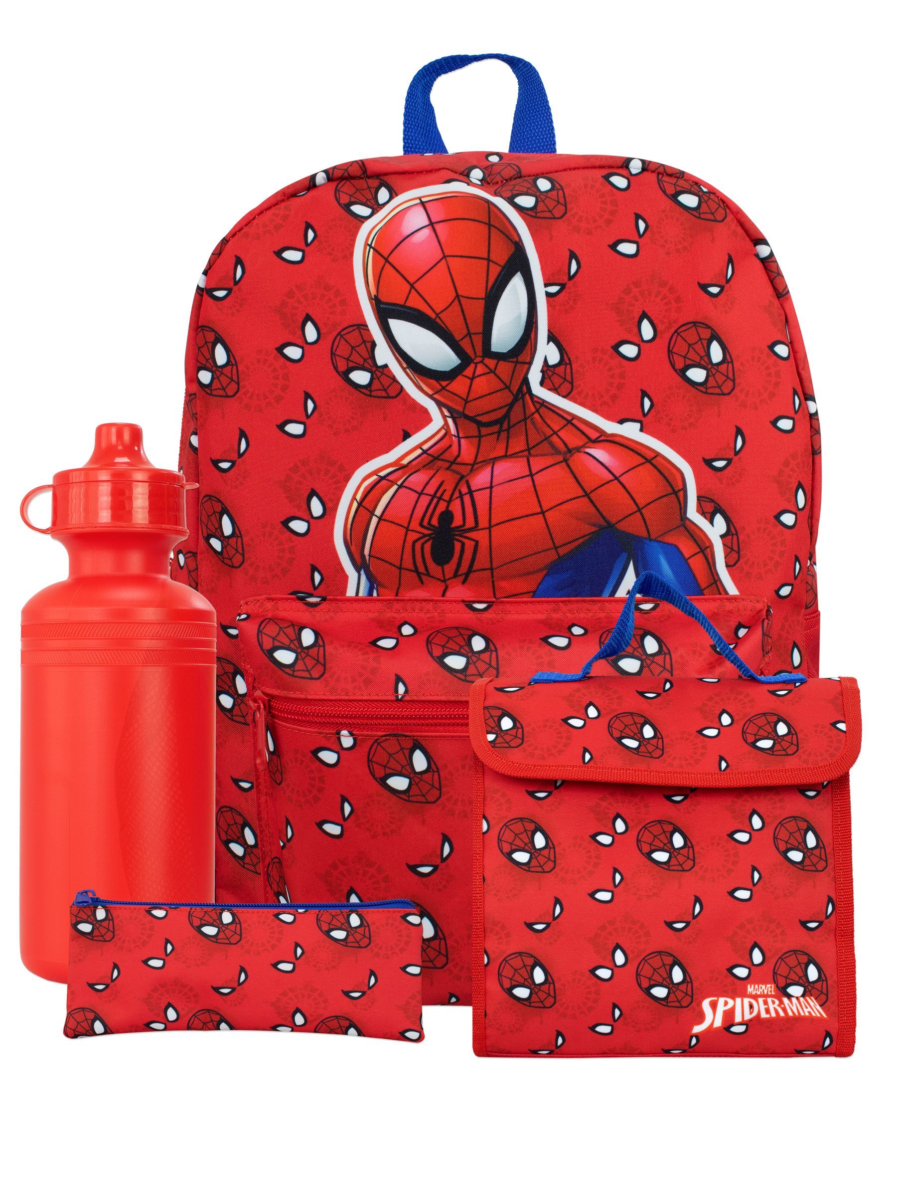 Buy Character Red Spiderman 4 Piece Backpack Set from Next Austria