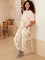Pink Bunny Cotton Short Sleeve Pyjamas - Image 1 of 8