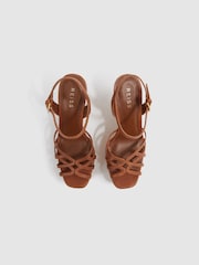 Кожаные туфли на танкетке с Elle Reiss - Изображение 3 из 5