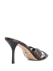 Dune London Red Mayva Heeled Sandals - Image 3 of 5