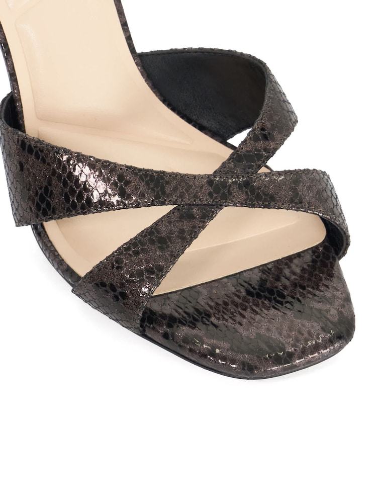 Dune London Red Mayva Heeled Sandals - Image 5 of 5 Dune London Red Mayva Heeled Sandals - Image 5 of 5