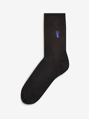 Черный с оленями  - Multi Stag Lasting Fresh Embroidered носки - Изображение 10 из 10