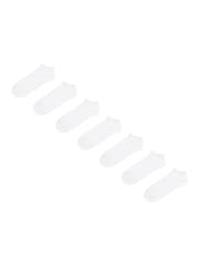 Jeff Banks White Classic Trainer Liners Socks 7 Pack - Image 2 of 6