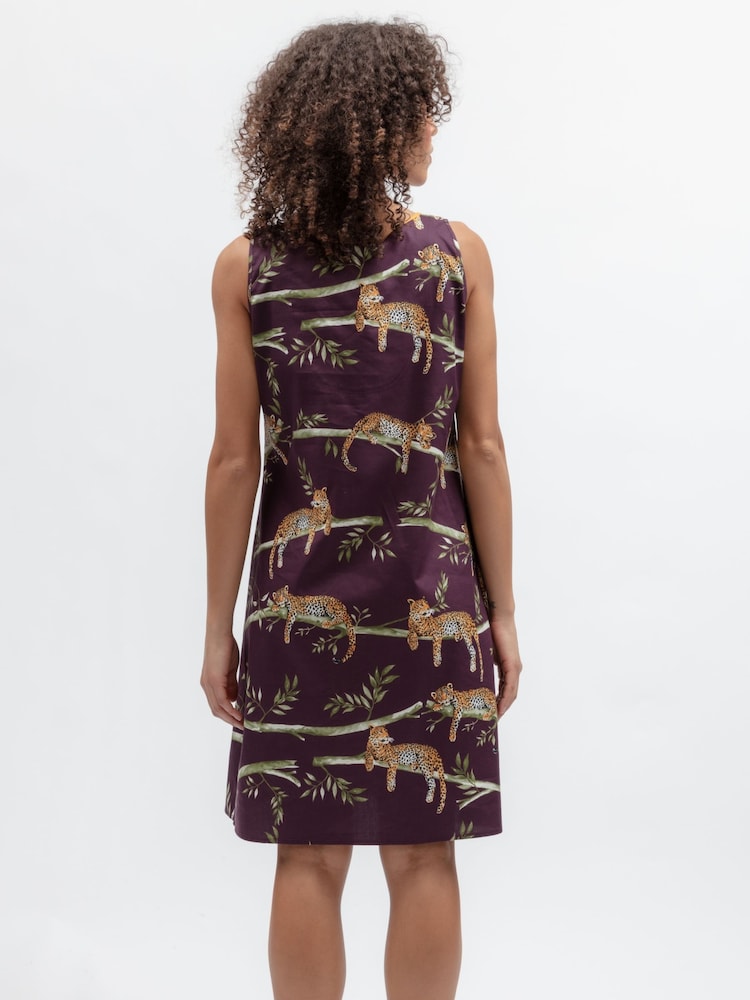 Cyberjammies Brown Swan Print Short Nightdress - Image 2 of 3