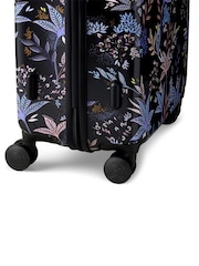Sara Miller Botanic Large 4 Wheel Black Suitcase - Image 4 of 6