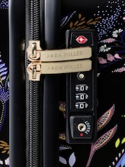 Sara Miller Botanic Large 4 Wheel Black Suitcase - Image 6 of 6