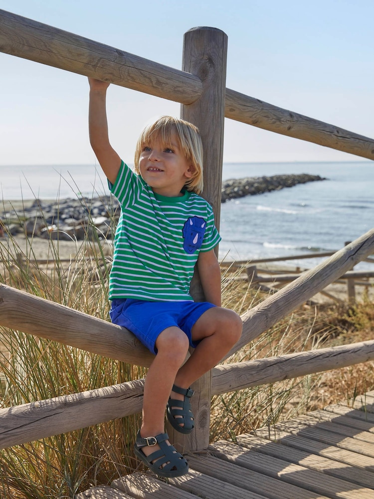 JoJo Maman Bébé Dino Pocket T-Shirt - Изображение 1 из 3