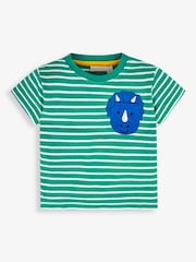 JoJo Maman Bébé Dino Pocket T-Shirt - Изображение 2 из 3