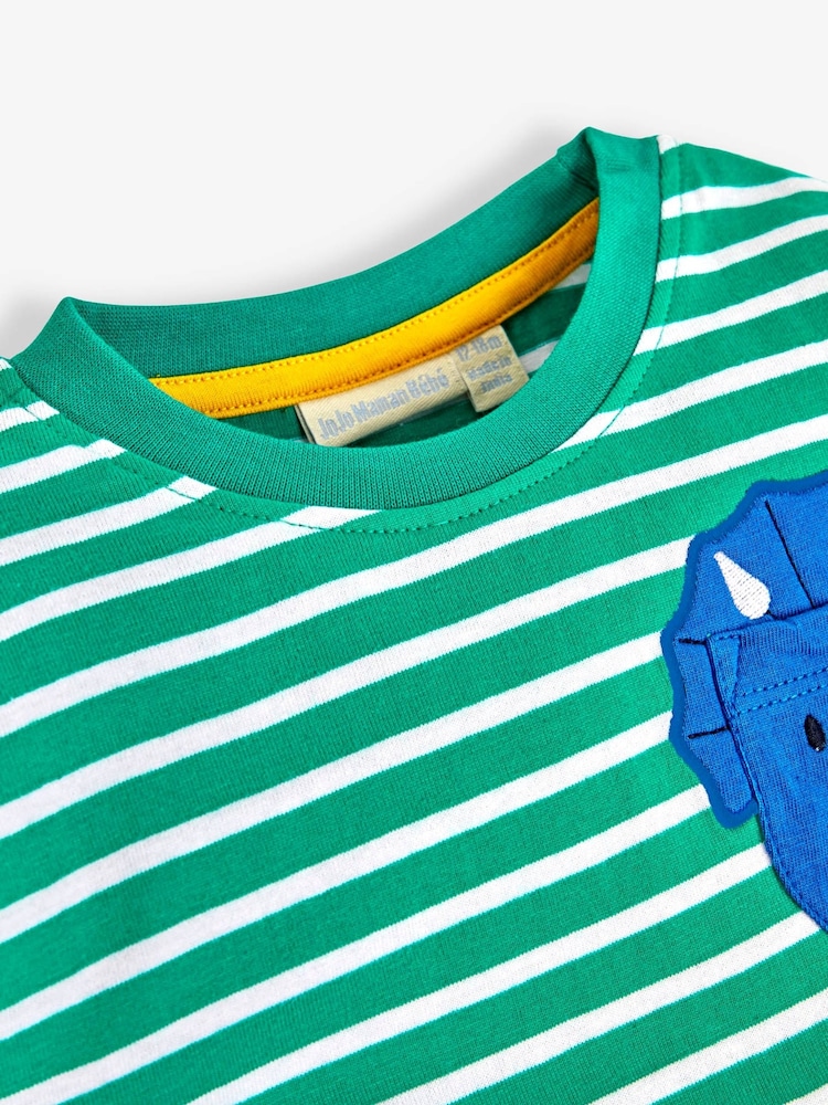JoJo Maman Bébé Dino Pocket T-Shirt - Изображение 3 из 3