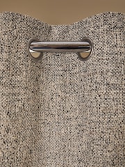 Natural Bobble Texture Super Thermal Eyelet Curtains - Image 4 of 6