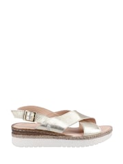 Hush Puppies Gold Saphira Sandals - Image 1 of 4