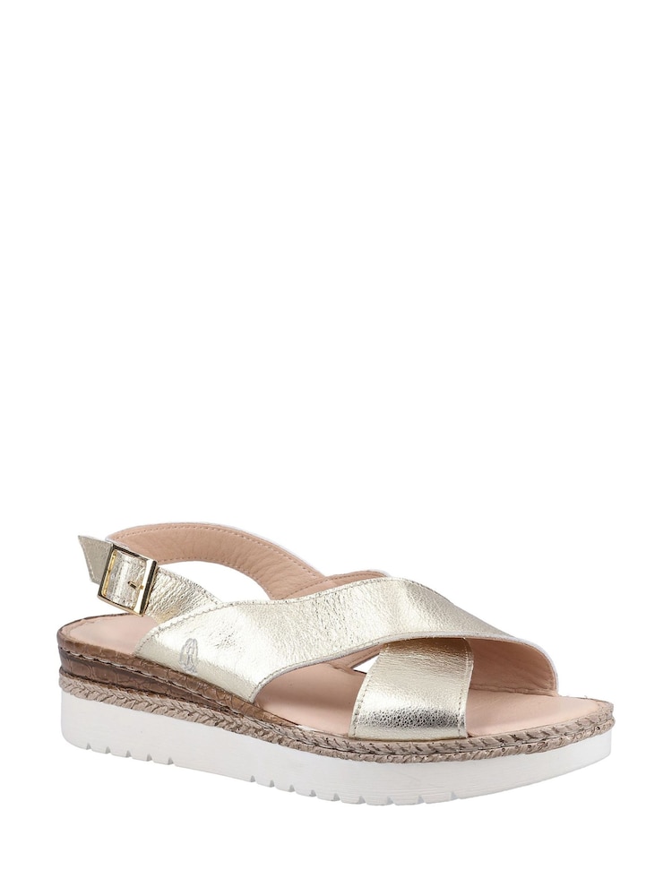 Hush Puppies Gold Saphira Sandals - Image 2 of 4