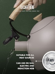 La Cafetiere Cream 16L Whistling Kettle - Image 4 of 6