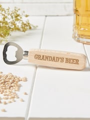 Personalised Grandad Beer Bottle Opener by No Ordinary Gift - Image 1 of 2