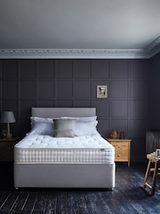 Sleepeezee Grey Swinley 1200 Mattress and 2 Drawer Divan Base Bed Set - Image 1 of 5