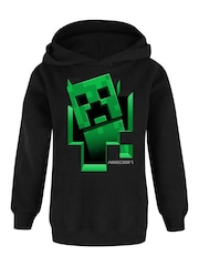 Vanilla Underground Boys Minecraft Creeper Placement Print 100% Cotton Hoodie - Imagen 1 de 3