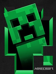 Vanilla Underground Boys Minecraft Creeper Placement Print 100% Cotton Hoodie - Imagen 3 de 3