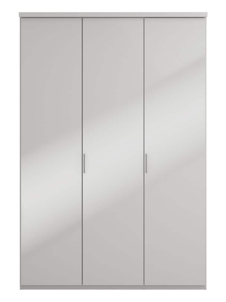 Wiemann Peyton Grey Glass Semi Fitted Triple Wardrobe - Image 2 of 4