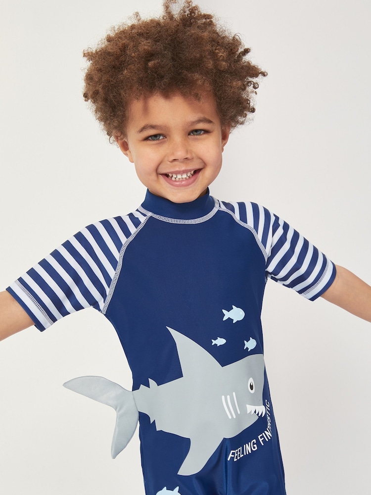 Costum de surf Harry Bear cu model rechin - Image 3 of 4