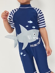 Harry Bear Blue Nautical Shark Surf Suit - Image 4 of 4