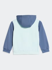 adidas Blue/Navy Kids Essentials Colorblock Jogger Set - Image 7 of 7